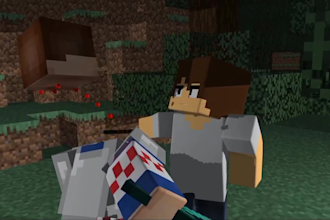 do minecraft 3d animation for intro, music, cinematic, trailers and short video