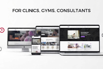 build a professional business website with online booking