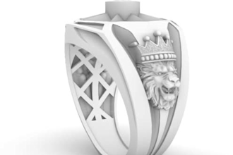 create high end custom ring jewelry 3d models