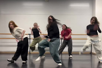 do tiktok dance, attractive group dance, shuffle dance music