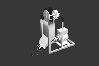 do industrial machine , product , and educational animations