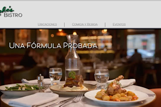build a custom bilingual english and spanish website for your restaurant