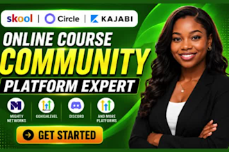 setup circle so circle online course circle online community circle so website