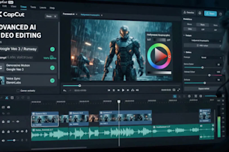 do ai ad creative film editor for cinematic book trailer video ads