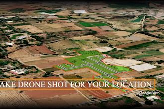 make a cinematic google earth studio aerial video for real estate listing
