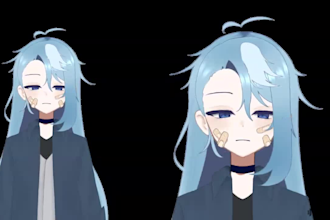 rig your half body vtuber model