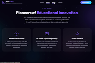 create attractive landing pages for startups and businesses