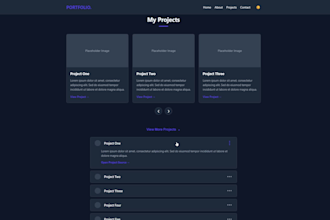 design a fast, modern portfolio website you fully own