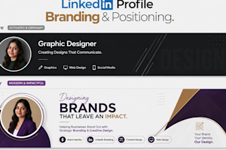 craft professional linkedin banners