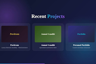 design and develop a responsive website