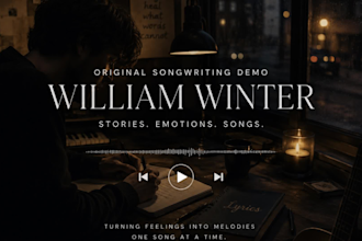 write original emotional song lyrics for your song