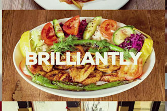 provide professional food photography for restaurants in london