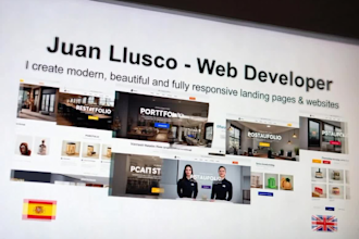 create beautiful modern responsive website HTML CSS js