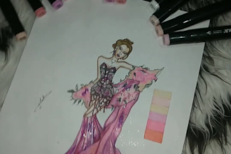 do fashion designs and fashion illustration