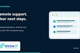 provide remote IT helpdesk support for your small business