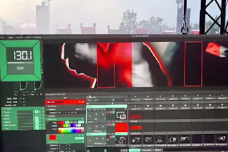 create high energy festival led visuals for your main stage