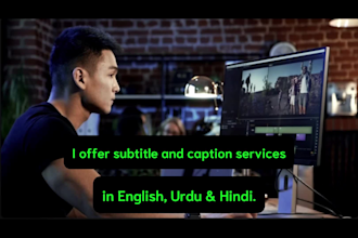 add professional subtitles and captions to your video