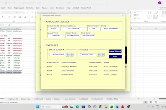 build a smart leave management system with risk and overlap alerts for smes