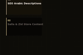 write arabic product descriptions for salla and zid stores