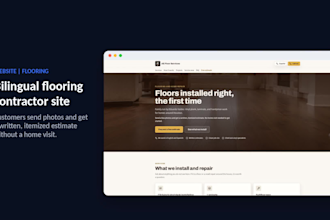 build a professional website for your local service business