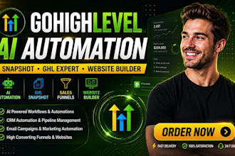 gohighlevel ai automation, gohighlevel snapshot, ghl expert and website builder