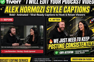 professionally edit your podcast video and audio