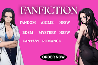 write nsfw fanfiction erotica bdsm erotic romance story ghostwriter smut kink