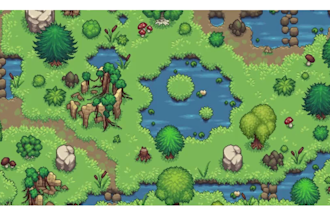 create custom rpg maker mz mv maps, interiors, towns and custom tilesets