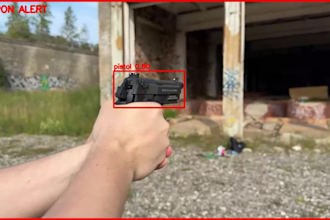 build ai cctv video analytics for fall weapon and violence detection