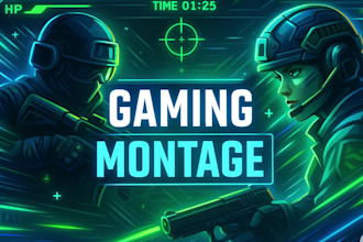 create game montage with smooth edits, effects, and perfect beat sync