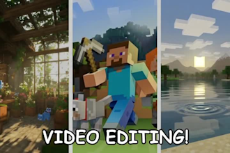 edit your minecraft and gaming video
