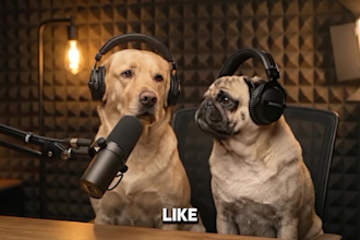 create funny ai talking animal, ai avatar talking, lip sync, dog talk video