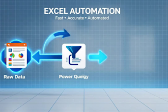 clean, analyze and automate excel data using power query and pivot tables