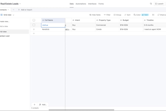 build a real estate lead automation system