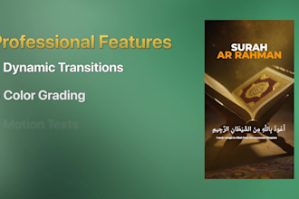 edit islamic quran reels and lecture videos
