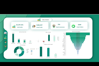 build excel reports and data analysis