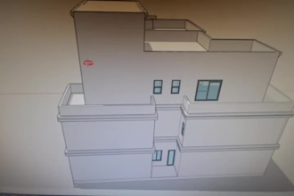 create a clean 3d house model from your floor plan in sketchup no render