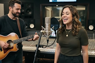 sing record female background vocal for pop song