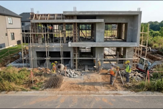create a professional construction timelapse video