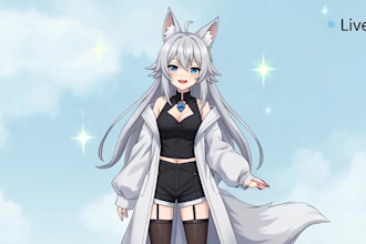 create and rig a live2d vtuber avatar
