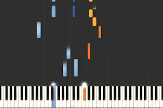 create synthesia piano tutorial, midi or sheet from any song