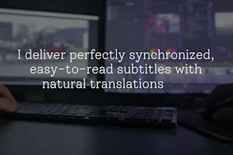 translate and add english, dutch, swedish, norwegian subtitles and captions srt