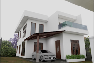 make  3d model in sketchup and render
