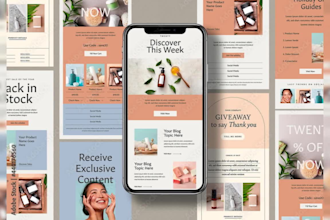 design professional mailchimp email template newsletter mailchimp template