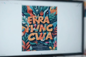 create elegant invitation poster design