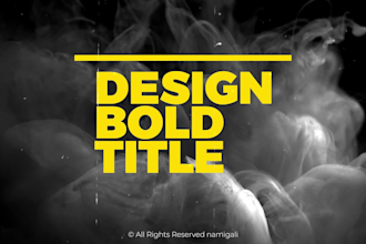 create modern kinetic typography video