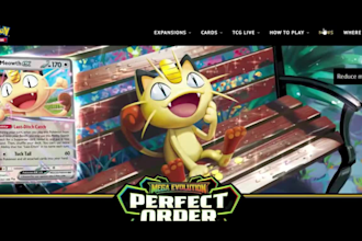 design pokemon shopify store trading card website  pokemon website game card