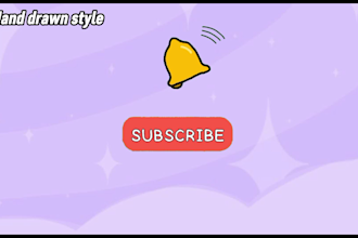 create hand drawn 2d custom twitch alerts and youtube subscribe animations