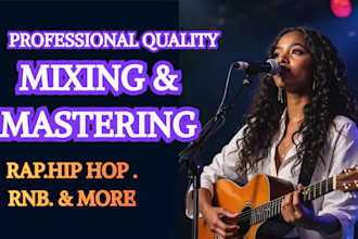 sing mix and master your rap trap edm pop rock country parody hip hop song