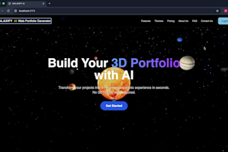 build an impressive 3d web portfolio and interactive landing page